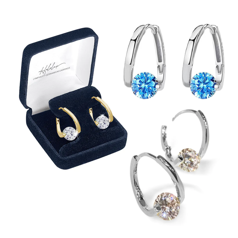 đ„LAST DAY SALE-80% OFF)Histone Lymphatic MagneTherapy Germanium Earrings