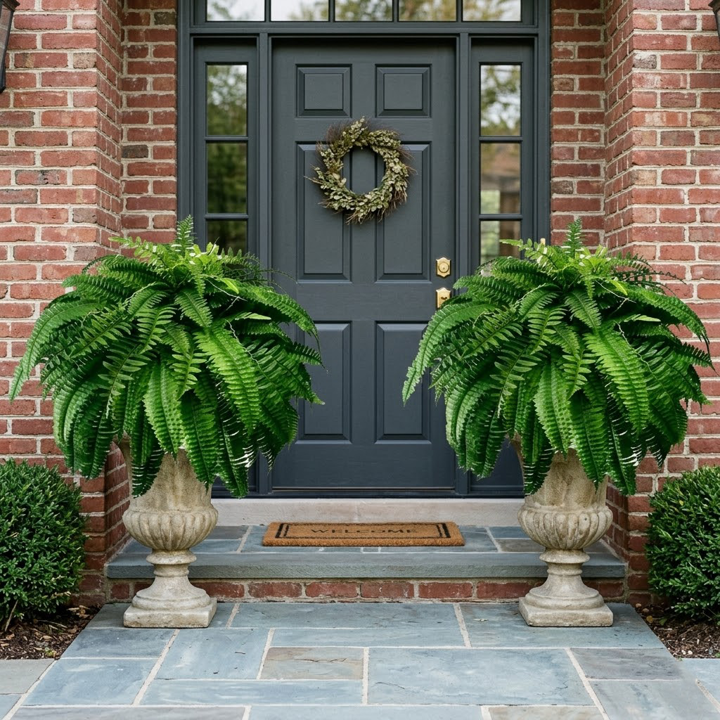 π₯ On Sale Only Today π± UV Resistant Ferns Artificial Plants Large for Planters, Office & Home Decor, Outdoor & Indoor