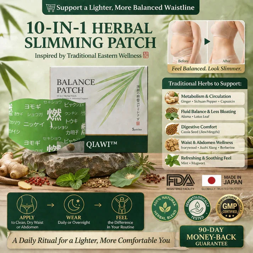 QIAWI™ 10-in-1 Ancient Japanese Navel Patch: The Ultimate Metabolic Reset for Permanent Fat Elimination