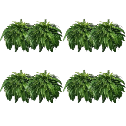 🔥 On Sale Only Today 🌱 UV Resistant Ferns Artificial Plants Large for Planters, Office & Home Decor, Outdoor & Indoor