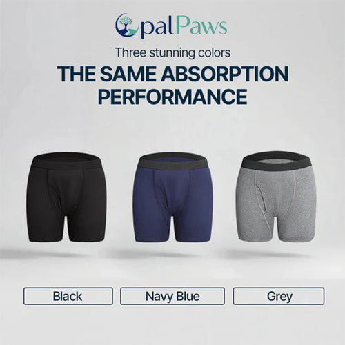 Men’s Washable Incontinence Boxer Briefs（5.11