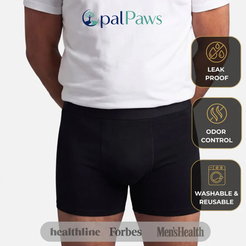 Men’s Washable Incontinence Boxer Briefs（5.11