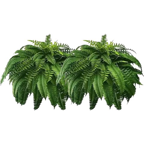 🔥 On Sale Only Today 🌱 UV Resistant Ferns Artificial Plants Large for Planters, Office & Home Decor, Outdoor & Indoor